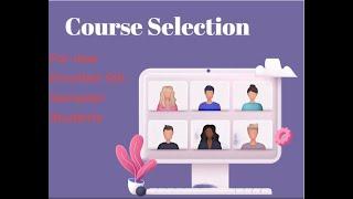 5th Semester Enrolled student Course Selection