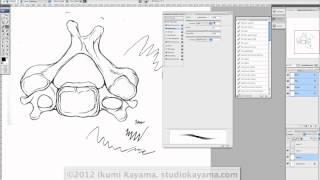 Photoshop tutorial for scientific illustrators: creating a custom graphite brush