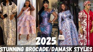 2025 STUNNING BROCADE/DAMASK STYLES/CUTEST BROCADE /DAMASK OUTFITS