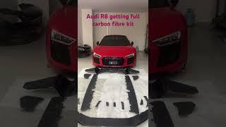 Audi R8 getting full carbon Fibre kit. Rear diffuser,side skirts,front lip etc