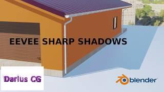 How To Make Sharp Shadows In Blender 2.81 | Blender Shadow Fix EEVEE | High Quality Shadows Blender