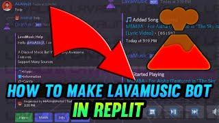 How To Make LavaLink Music Bot In Replit Discord.js v13