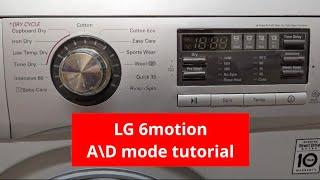 LG 6motion - how to use advanced\developer mode (forced 1600 spin)