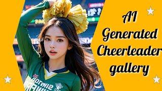 AI generated photo - cheerleaders - 45 beautiful portrait gallery