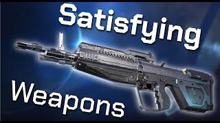 SATISFYING Halo Weapons! #halo