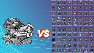 Machine Gun Steel Pea Turret vs All Zombies | pvz fusion