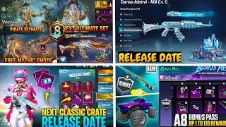 Pirat Ultimate Set BGM/PUBG | Next Classic Crate Bgmi | Starsea Akm Back Date Bgmi | A8 Bonus Pass