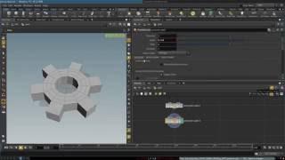 Creating a procedural gear in SideFX Houdini