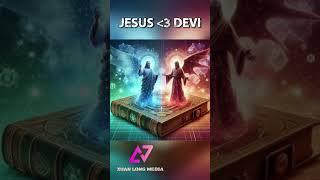 Jesus vs devi my room computer #devi #devil #jesus