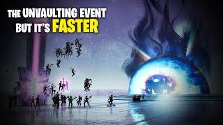 The Unvaulting Event but it's FASTER | Fortnite