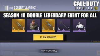 Season 10 Upcoming Double Legendary Draw Event Codm 2024 | Claim Legendary Ak117 Aesir & QQ9 Sigrun