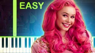 Life Is Sweeter | Descendants The Rise of Red - EASY Piano Tutorial