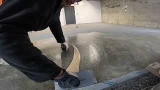 Resin in the garage, resin floor in the garage, garage floor