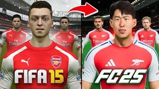 I Rebuild Arsenal From FIFA 15 to FC 25!