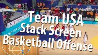 ATO Stack Screen Offense - USA Basketball Playbook