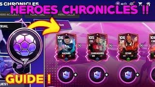 HOW TO GET NEW HEROES CHRONICLES EVENT PLAYERS TOKENS GUIDE STAM HAZARD IN EA FC FIFA MOBILE 24 25