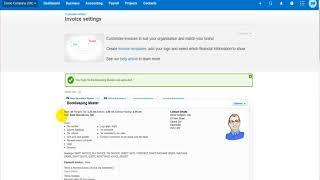 How to Customise Invoices on Xero #xero #accounting