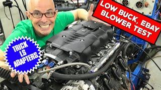 CHEAP, E-BAY LS BLOWER MADE EASY! PUMP GAS M122 CAD BLOWER BOOST!