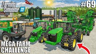 Preparing FIELDS for HARVEST w/ 30M SEEDER | MEGA FARM Ep.69 | Farming Simulator 22