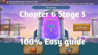 Lords mobile Vergeway Chapter 6 Stage 5 easiest guide