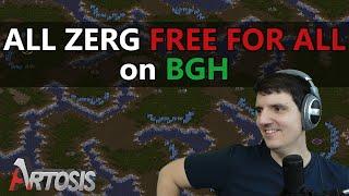 Artosis Plays an All Zerg FFA on Big Game Hunters