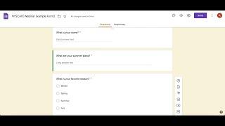 Google Forms: Create a question and understand the question types