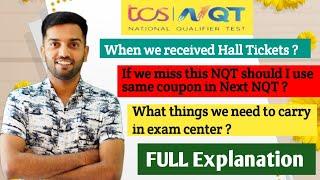 TCS NQT 2023 HALL TICKETS When We will Received November and December TCS NQT 2023 exam Hall Tickets