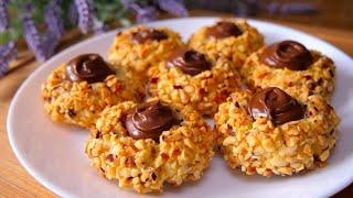 Nutella hazelnut cookies - simple and delicious recipe for Christmas 