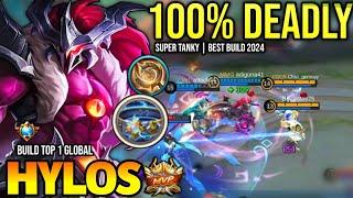 HYLOS BEST BUILD 2024 | BUILD TOP GLOBAL HYLOS GAMEPLAY | MOBILE LEGENDS