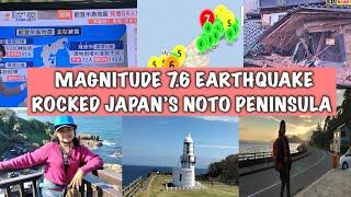 Japan’s Noto Peninsula Rocked by 7.6 Magnitude Earthquake/Reminiscing Travel Memories