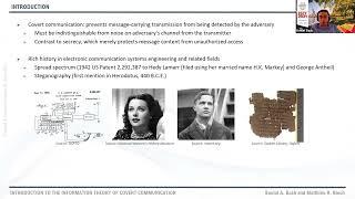 Introduction To The Information Theory Of Covert Communication - IEEE Information Theory Society