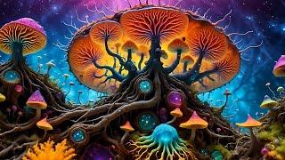 Psytrance Hallucinations  Alien Mushroom mix 2024 (AI Graphic Visuals)