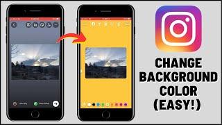 How to Change Background Color on Instagram Stories (2023) [iOS & Android] I Instagram Tutorial