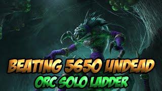 Reforged Orc Solo vs 5650 MMR Undead