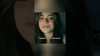 TikTok’s viral ‘upside-down smile’ trend #shorts