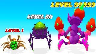 I Evolved SPIDERS to MAX LEVEL in Insect Evolution!