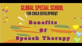 Speech Therapy Services at Global Special School #speechtherapy #speechpractice