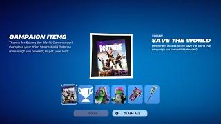 HOW TO GET SAVE THE WORLD FOR FREE IN FORTNITE CHAPTER 6!