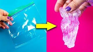 ZIPLOCK SLIME! Testing 6 NO GLUE Slimes from JSH! Real or Fake? #WIS