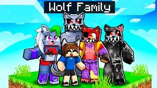 SURVIVING One Block Skyblock With The ROXANNE WOLF FAMILY