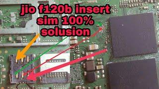 jio f120b insert sim. jio f120b insert sim problam solusion. jio f120b insert sim fix in hindi