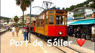Port de Sóller XXL ️ Bahn Fahrt  ️ Rundgang  traumhaft  Tramuntana  Mallorca ️ 17° ️