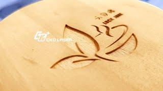 Quickly deeply wood laser engraving without burn no big smoke