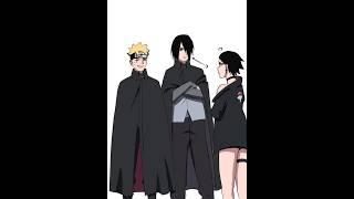 Sasuke Boruto Sarada funny and cute picture #youtube #youtobeshorts #anime