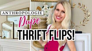 From *THRIFT STORE* To Luxe HOME DECOR! ANTHROPOLOGIE MIRROR DUPE & MORE!