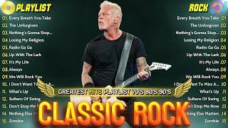 Top 500 Classic Rock 70s 80s 90s Songs Playlist  Aerosmith, Nirvana, Guns N Roses, AC DC, Queen