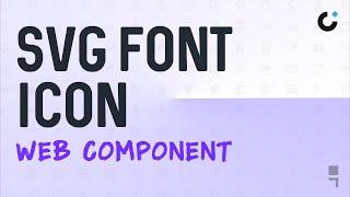 SVG Font Icon Web Component