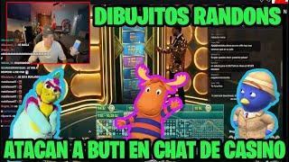 BUTI es SORPRENDIDO por DIBUJITOS RANDONS en chat de BINGO EN VIVO #dota2