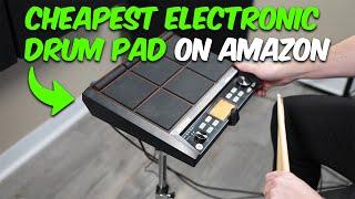 THE CHEAPEST DRUM PAD ON AMAZON? HXW PD705 Review (ddrum Nio, DD90, dbdrums nPad)