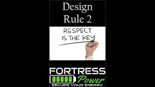 Fortress Power Tech Talk - Episode 13 Design Rule 2 "Respect max inverter output"